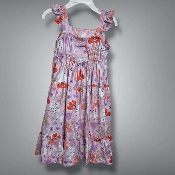 Mila & Rose floral Spring Ruffle Maxi Dress Size 3T - Picture 2 of 10